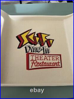Disney's Sci Fi Dine In Theater Restaurant New Plate With Dipping Sauce Cup