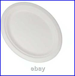 Disposable White, Hot, Cold, Food Plates, Round, Square, Oval, Oblong, Bowls