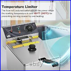 Dual Heat Lamp Food Warmer, a tank, temperature adjust, large capacity of 12L