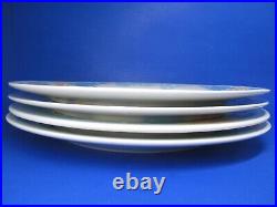 Edgewater Hotel Restaurant Ware Rare Set Of 4 Ocean Theme 12 Plates Or Platters