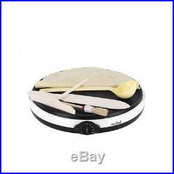 Electric Crepe Maker Pancake Griddle Machine Non Stick Cooking Plate Breakfast