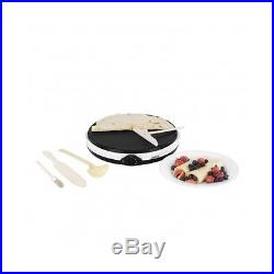 Electric Crepe Maker Pancake Griddle Machine Non Stick Cooking Plate Breakfast