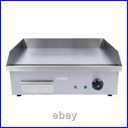 Electric Griddle Flat Plate Top Grill 3000W BBQ Countertop Commercial Restaurant