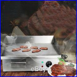Electric Griddle Grill Hot Plate Stainless Steel Commercial BBQ Countertop 3000W
