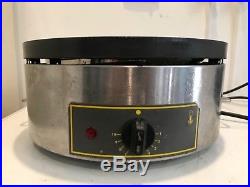 Equipex 350FE 13.75 Single Crepe Maker with Cast Iron Plate, 120v