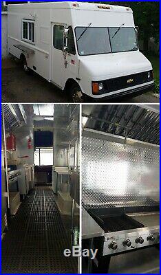Food Truck with 16' Kitchen All Stainless Steel New Equipment Diamond Plated