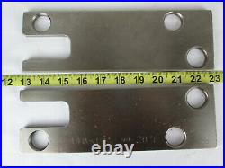 Formax Meat Patty Machine Mold Plates w Spacers. 313 KO 448-12-2 4.0 oz SKU F