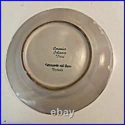 Four Vintage VIETRI Buon Ricordo Italian Restaurant Plates Hand-made 9 Plates