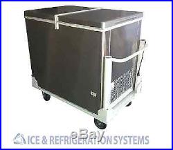 Fricon Commercial Eutectic Ice Cream Dipping Freezer Cold Plate Push Cart 6ffe