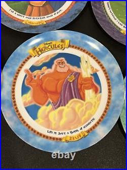 Full Set of 6 McDonald's Disney Hercules Collectors Plates 1997 New Unused