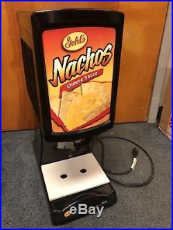 GEHL'S NACHO CHEESE SAUCE WARMER DISPENSER HOT TOP 2 HT2-04 With PLATE