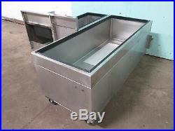 GLAS TENDER BARTENDER STATION with8 LINES COLD PLATE ICE BIN, SPEED RAIL & SINK
