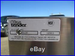 Glastender CBA-36L-CP10 Back Bar Ice Bin Cold Plate Hand Sink Speed Rail SS 72