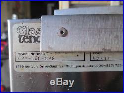 Glastender CBA-36L-CP8 Back Bar Ice Bin Cold Plate Hand Sink Speed Rail SS 48