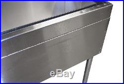 Glastender IBA-36-CP10 36 Underbar Ice Bin, with 10-circuit cold plate 100lbs cap