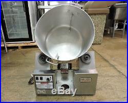Gold Medal 2703-00-000 Cheddar Tumbler/Coater with Hot Plate & Heat Lamp