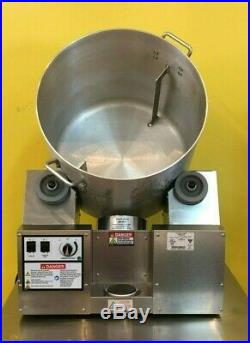 Gold Medal Cheddar Tumbler/Coater with Hot Plate & Heat Lamp for Popcorn(8 gal.)