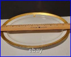 HOTEL SAVOY 59th St NYC late 1800's Gold Gild 11 Platter MINTONS Antique UK