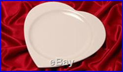 Heart Shaped Dinner Plates Platters (Set of 12) Syracuse China Home Restaurant