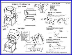 Heavy Duty Hinge Kit for Restaurant Canopy Hood Exhaust Fan