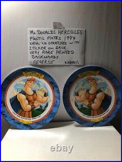 Hercules mcdonalds diner plate 1997 giveaway very, very rare. One plate is