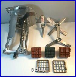 Hobart Power Dicer Attachment with Extra Dicing Blocks, Grid Plates, Blades