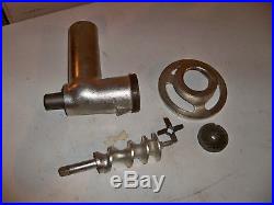 Hobart mixer compatible #12 meat grinder, new with 1/8 plate, knife, worm screw