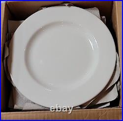 Homer Laughlin 6396000 Pristine 10 5/8 Round Plate 12 Pieces White