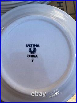 Huge Lot Of 159 Vintage Ultima Coffee Cups Mugs Saucers Plates Restaurant