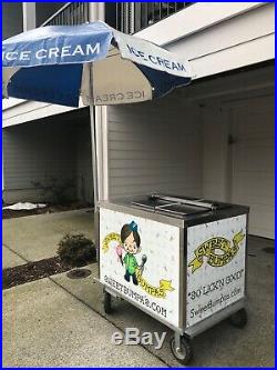 Ice Cream Cart-Used C. Nelson BDC-8 with Cold Plates