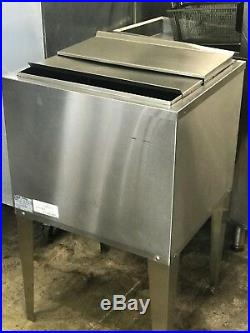 Ice bin with cold plate