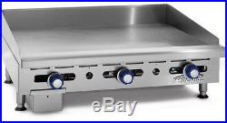 Imperial Range 48 Commercial Gas Griddle Counter Top Flat Grill 3/4 Plate