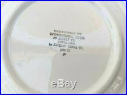 Int'l Restaurant Supply Boston By Jackson China 6.75 Plate Cup LOT Blue Band