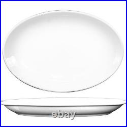 International Tableware DO-13 Torino Euro White 11.8 x 8 Platter 12 / CS