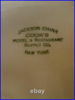 JACKSON CHINA COOK'S HOTEL RESTAURANT SUPPLY Diamond plate HUMMINGBIRD -rare