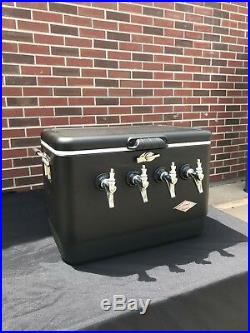 Jockey Box 4 Taps/Quad Steel Belted USA Chill Plate ALL PARTS INCLUDED