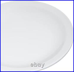 Kingline Reusable Plastic Plate Appetizer Plate for Home and Restaurant, Mela