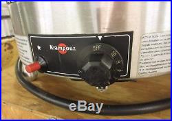 Krampouz LP Gas Crepe Machine with Cast Iron Plate 15 3/4 Diameter