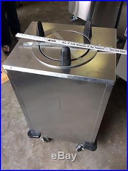 LAKESIDE Stainless SteelSingle Plate Lowerator on Casters-Non-Heated