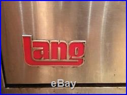 Lang R30S-ATA 30 Electric Range with (4) 8 French Plates