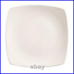 Libbey Porcelain Square Plate, 12 Length x 12 Width x 1.375 Height 12/Case