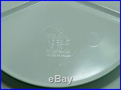 Lot of 50 WHITE GET 3 compartment cafeteria restaurant plates lunch CP-530-W