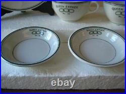 Lot of 5 Carr China QUEEN ESTER No 19 Restaurant Ware Plates Bowls Cups