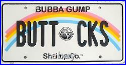 Lot of 6 Bubba Gump Shrimp Co. Restaurant License Plates