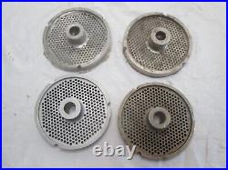 Lot of 9 Grinder Plates #52 For Meat Processing Restaurant Butcher Replacement