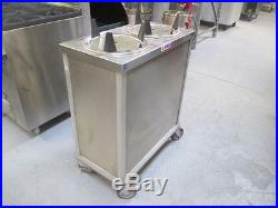 MEPD2H1018 Atlas Metal Heated Plate Dispenser Mobile 10 1/8 Plates
