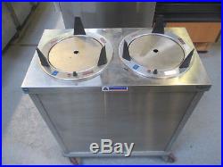MEPD2H1018 Atlas Metal Heated Plate Dispenser Mobile 10 1/8 Plates