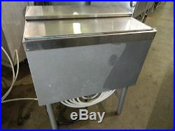MICRO MATIC 24 UNDERBAR ICE BIN CHEST With 8 PRODUCT COLD PLATE BACKSPLASH & LIDS