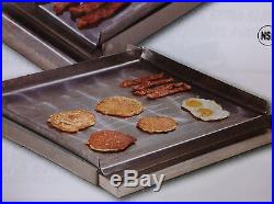 Make-A-Griddle 24 Commercial Steel Griddle/Grill Plate (4 Burner, Stovetop)
