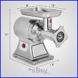 Meat Grinder 550lbs/h Electric Household Sausage Maker + 5 Cutting Plates US